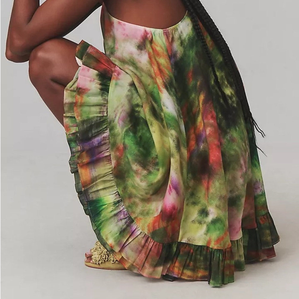 Hope for Flowers by Tracy Reese Halter Frilled Mini Dress - Picture 2 of 6